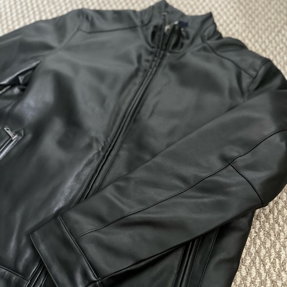 Cole Haan Men Leather Jacket - Picture 3 of 3